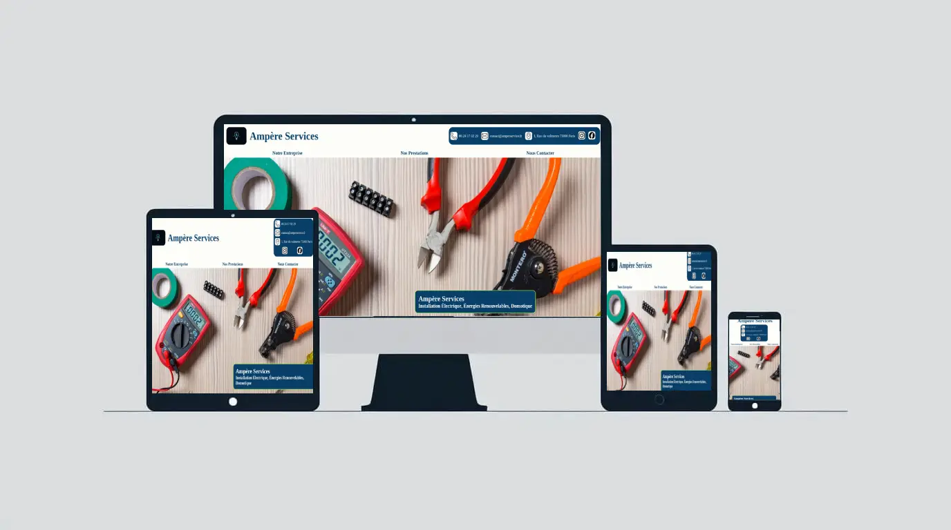 Mockup représentant le modèle présenté